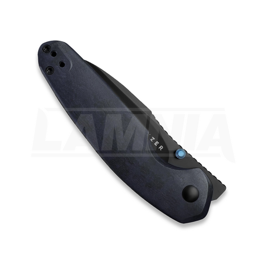 Kizer Cutlery Meteora Nitro-V sulankstomas peilis, Blue Canyon Richlite