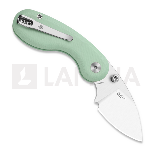 Coltello pieghevole Kizer Cutlery Microbe 14C28N, Light Green G-10, Satin