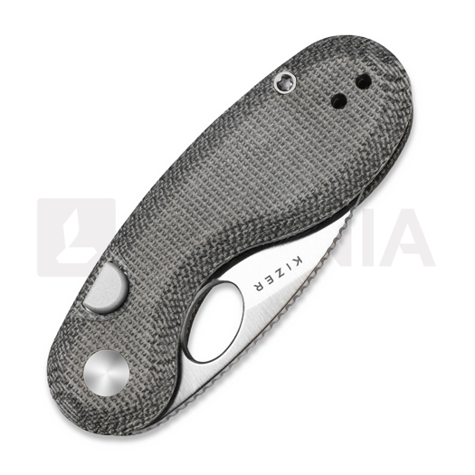 Kizer Cutlery Microbe 14C28N folding knife, Norplex UltreX Micarta, Satin