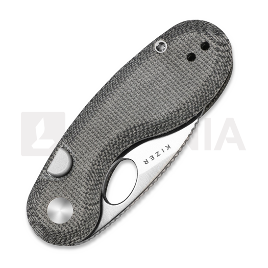 Kizer Cutlery Microbe 14C28N 折り畳みナイフ, Norplex UltreX Micarta, Satin