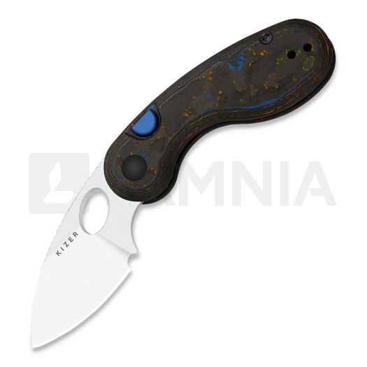 Skladací nôž Kizer Cutlery Microbe M390, 80's Camo Carbon Fiber, Satin