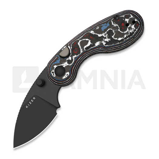 Skladací nôž Kizer Cutlery Microbe M390, Fat Carbon, DLC