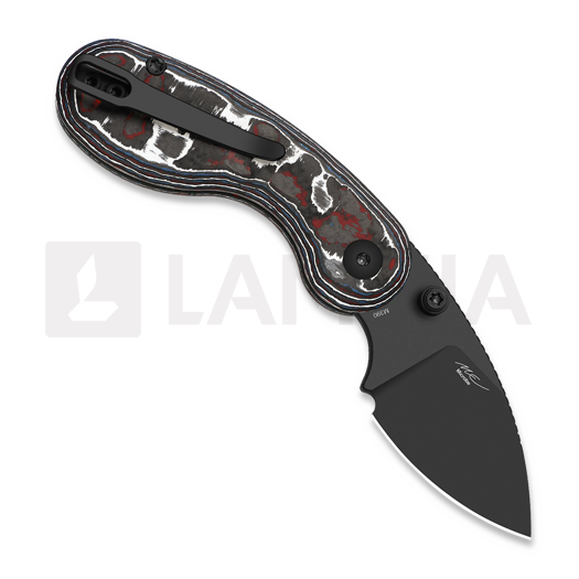 Kizer Cutlery Microbe M390 folding knife, Fat Carbon, DLC