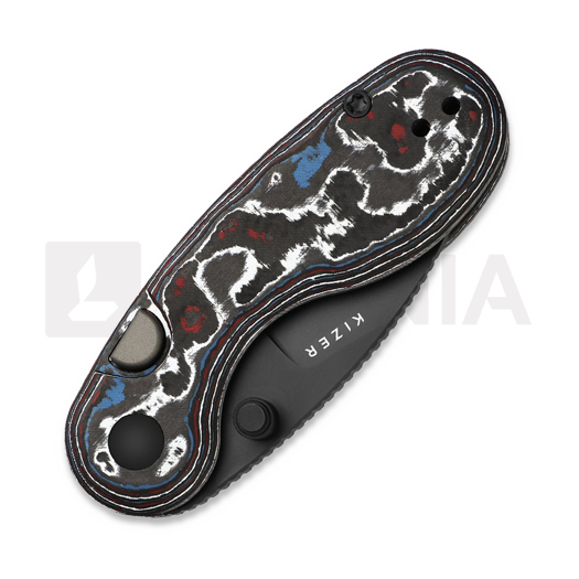 Kizer Cutlery Microbe M390 folding knife, Fat Carbon, DLC