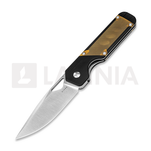 Skladací nôž Kizer Cutlery Militaw 154CM, Black G-10/PEI