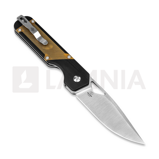 Kizer Cutlery Militaw 154CM kääntöveitsi, Black G-10/PEI