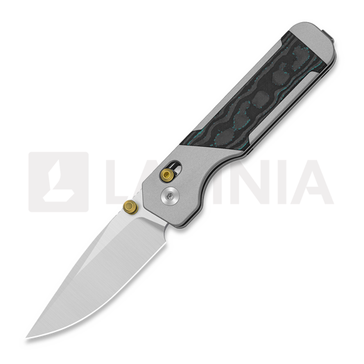 Kizer Cutlery Militaw 315 Elmax folding knife, Shipwreck CamoCarbon & Gray Aluminum, Satin