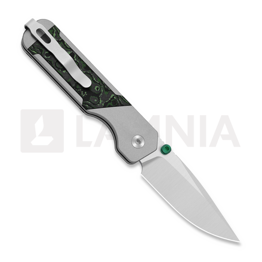 Складной нож Kizer Cutlery Militaw 315 M390, Jungle Wear FatCarbon & Black Aluminum, Satin