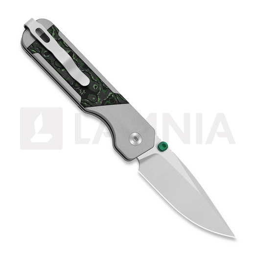 Складной нож Kizer Cutlery Militaw 315 M390, Jungle Wear FatCarbon & Black Aluminum, Satin