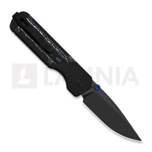 Складной нож Kizer Cutlery Militaw 315 M390, Nebula FatCarbon & Black Aluminum, Matte DLC Ultra