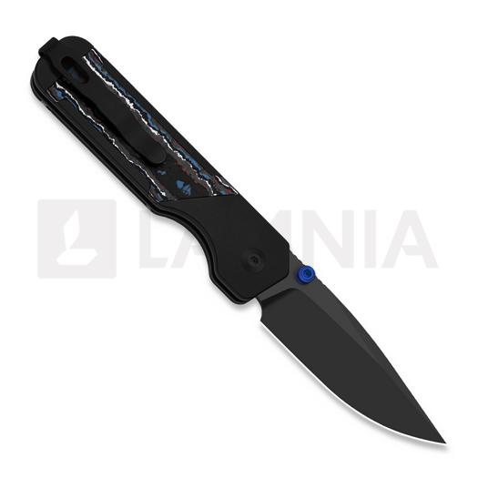 Складной нож Kizer Cutlery Militaw 315 M390, Nebula FatCarbon & Black Aluminum, Matte DLC Ultra