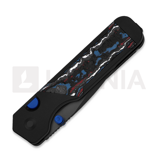 Складной нож Kizer Cutlery Militaw 315 M390, Nebula FatCarbon & Black Aluminum, Matte DLC Ultra