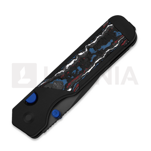 Складной нож Kizer Cutlery Militaw 315 M390, Nebula FatCarbon & Black Aluminum, Matte DLC Ultra