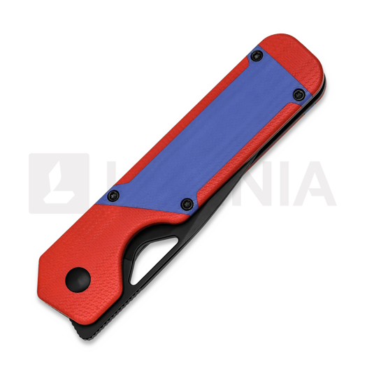 Kizer Cutlery Militaw Nitro-V kääntöveitsi, Red/Blue G-10