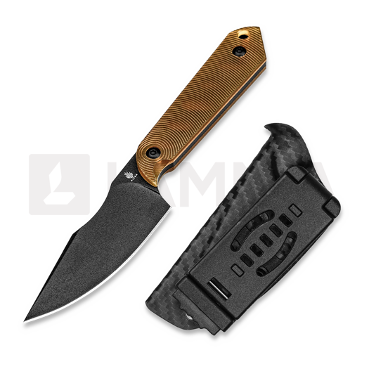 Kizer Cutlery Mini Harpoon 3V knife, Amber PEI