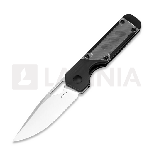 Couteau pliant Kizer Cutlery Mini Militaw Nitro-V, Black G-10/Acrylic