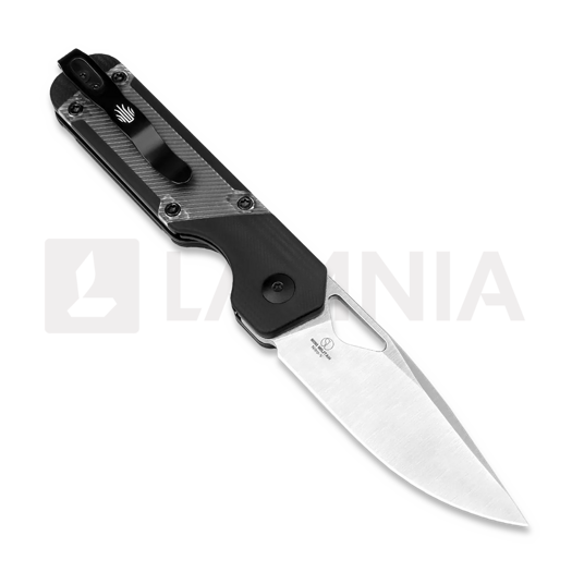 Kizer Cutlery Mini Militaw Nitro-V kääntöveitsi, Black G-10/Acrylic