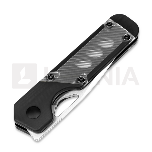 Kizer Cutlery Mini Militaw Nitro-V kääntöveitsi, Black G-10/Acrylic