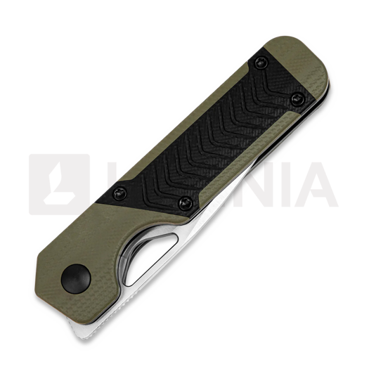 Kizer Cutlery Mini Militaw Nitro-V kääntöveitsi, Green/Black G-10