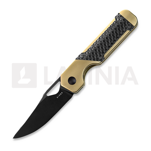Kizer Cutlery Mini Militaw S45VN sulankstomas peilis, Titanium/Zirconium