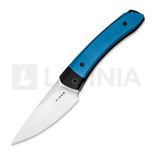 Navalha Kizer Cutlery Mini Momo, Aluminium, azul
