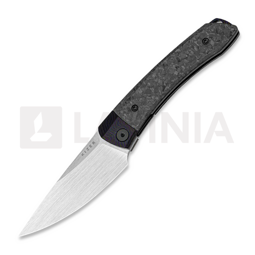 Kizer Cutlery Mini MoMo סכין מתקפלת, CF/Timascus