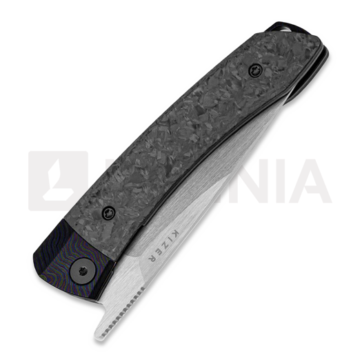 Kizer Cutlery Mini MoMo kääntöveitsi, CF/Timascus