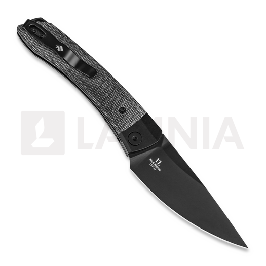 Coltello pieghevole Kizer Cutlery Mini Momo, Micarta, nero