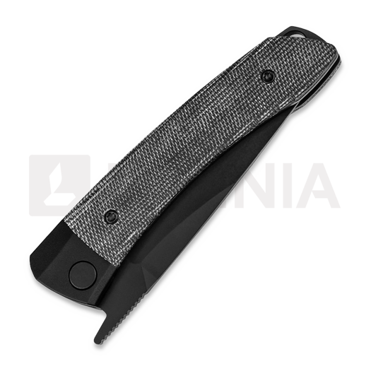 Kizer Cutlery Mini Momo sulankstomas peilis, Micarta, juoda