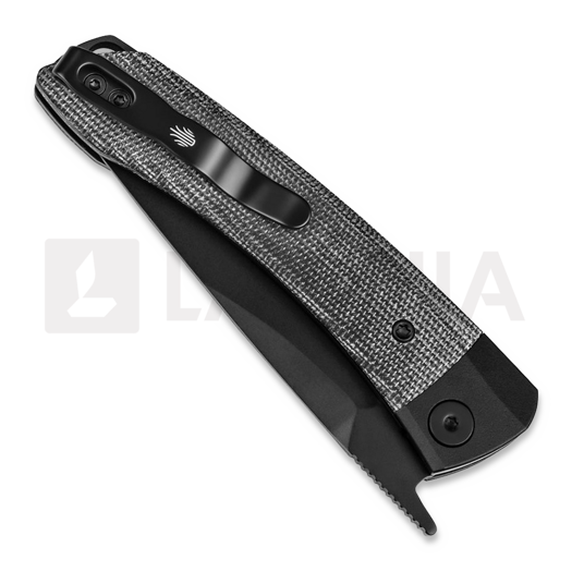 Kizer Cutlery Mini Momo sulankstomas peilis, Micarta, juoda