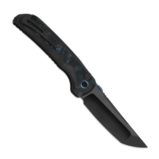 Kizer Cutlery Mithril סכין מתקפלת, DLC Ultra Titanium & Blue FatCarbon