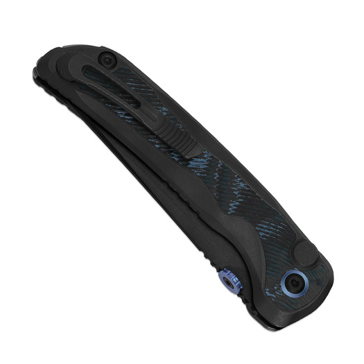 Kizer Cutlery Mithril סכין מתקפלת, DLC Ultra Titanium & Blue FatCarbon