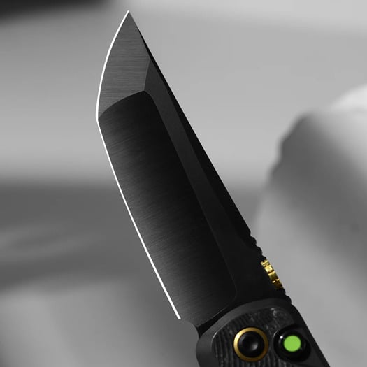 Kizer Cutlery Mithril - DLC Ultra - Titanium + CF folding knife, black