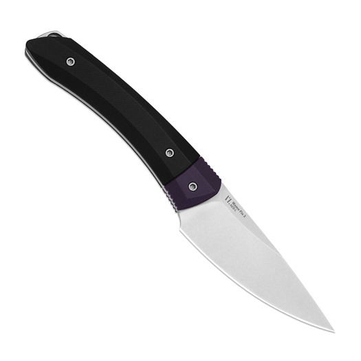 Kizer Cutlery Momo Fix 3 AEB-L kniv, Black G-10, Stonewash