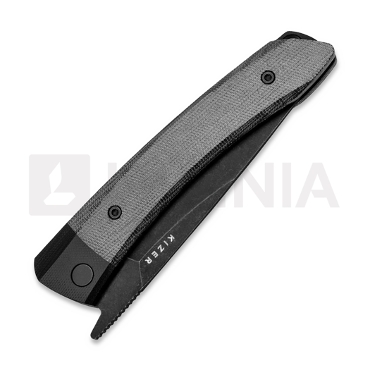 Kizer Cutlery Momo folding knife, Micarta, black