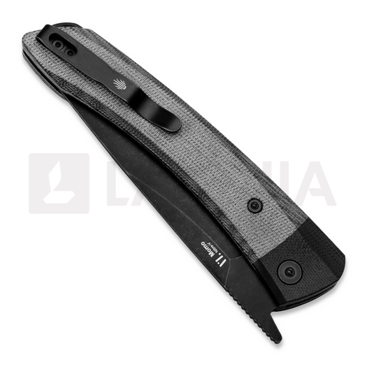 Kizer Cutlery Momo sulankstomas peilis, Micarta, juoda