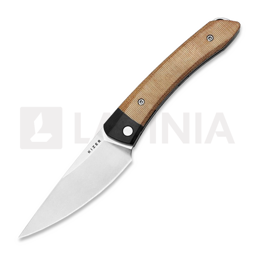 Skladací nôž Kizer Cutlery Momo, Micarta, hnedá
