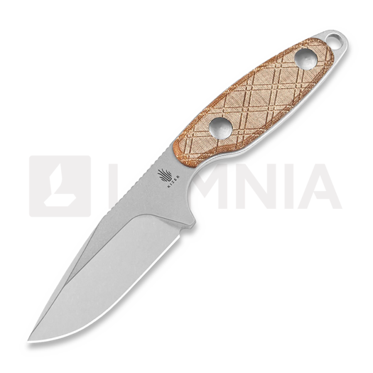 Kizer Cutlery Muskrat 154CM 칼, Brown Micarta