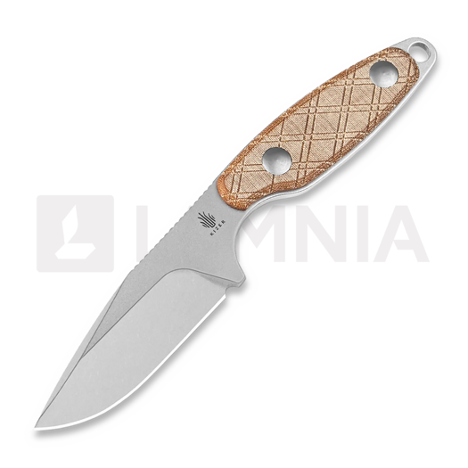 Coltello Kizer Cutlery Muskrat 154CM, Brown Micarta
