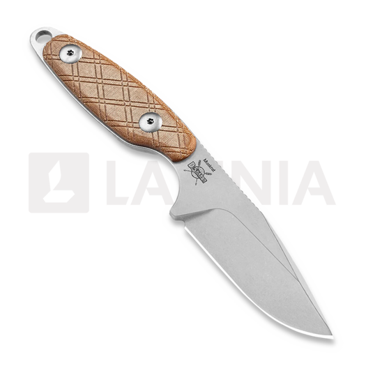 Kizer Cutlery Muskrat 154CM ナイフ, Brown Micarta