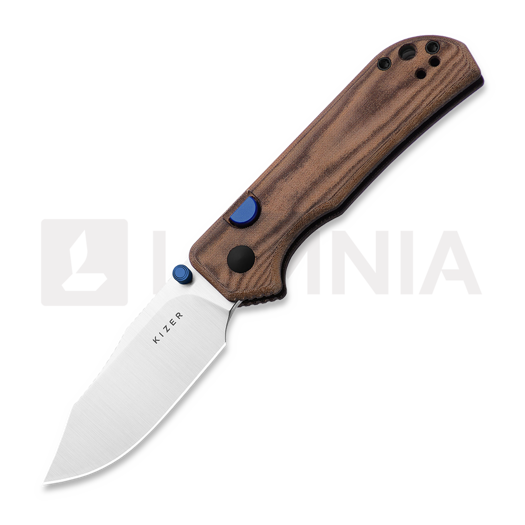 Skladací nôž Kizer Cutlery Nice Guy AEB-L, Brown Madder Norplex Ultrex, Satin
