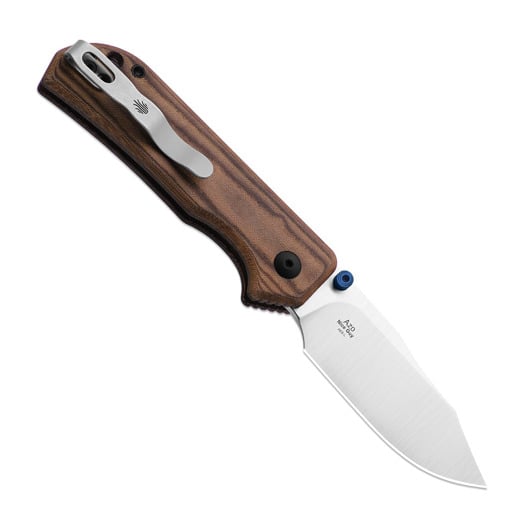 Kizer Cutlery Nice Guy AEB-L f&auml;llkniv, Brown Madder Norplex Ultrex, Satin