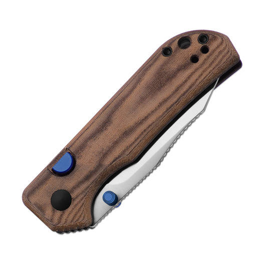 Kizer Cutlery Nice Guy AEB-L f&auml;llkniv, Brown Madder Norplex Ultrex, Satin