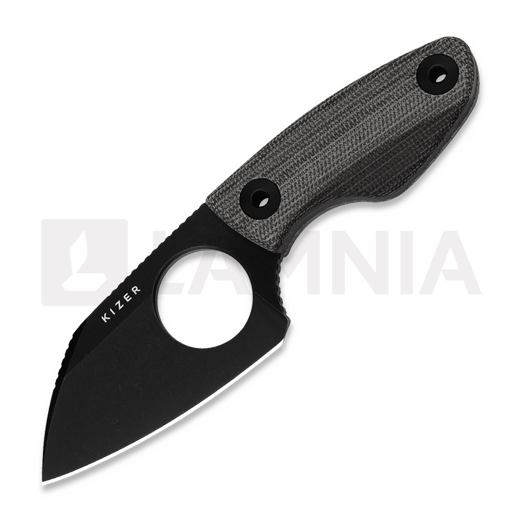 Ніж Kizer Cutlery Nightjar AUS-10, Black Norplex Ultrex, Black Stonewash PVD