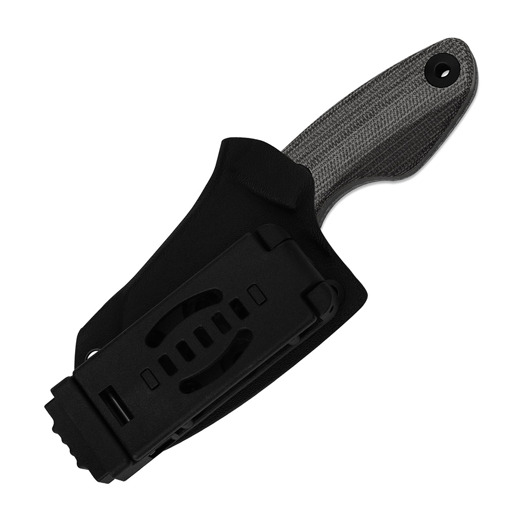 Kizer Cutlery Nightjar AUS-10 kniv, Black Norplex Ultrex, Black Stonewash PVD