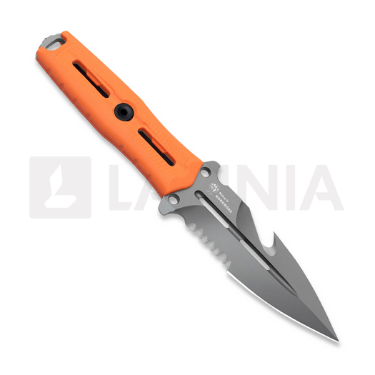 Kizer Cutlery NORCROSS gelbėjimo peilis, Orange G-10, Stonewashed