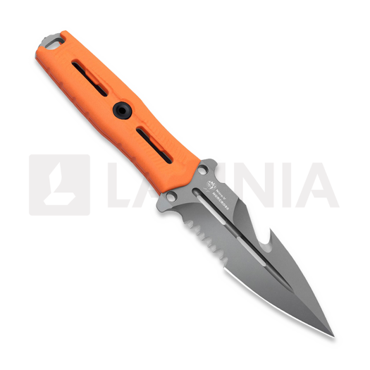 Kizer Cutlery NORCROSS gelbėjimo peilis, Orange G-10, Stonewashed