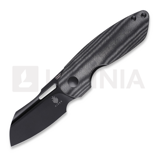 Kizer Cutlery October Black Micarta összecsukható kés