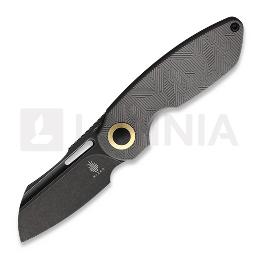 Kizer Cutlery October Framelock 접이식 나이프, 회색