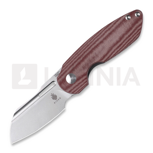 Kizer Cutlery October Red Micarta folding knife